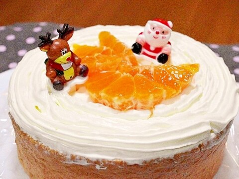 焼き時間10分で簡単!オレンジチーズケーキ